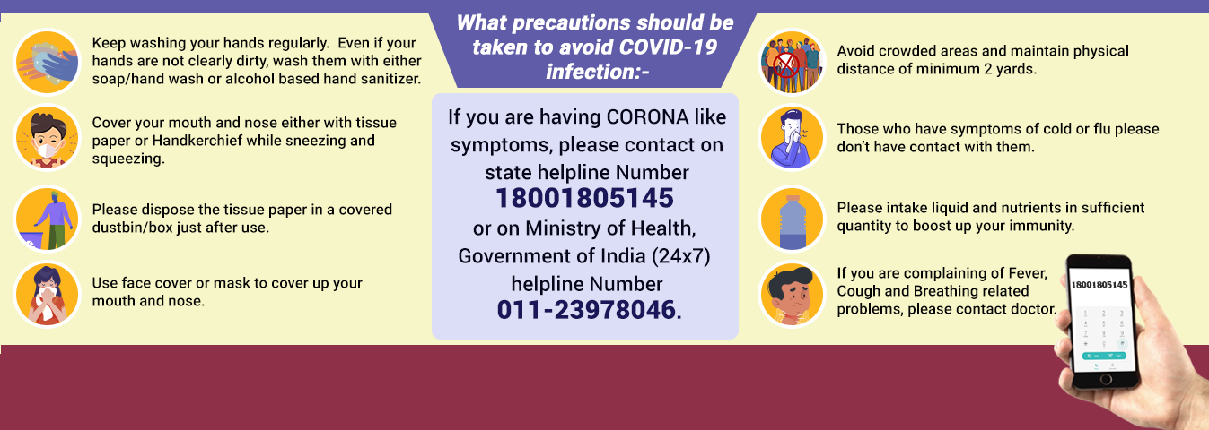 Methods to avoid COVID-19 infection